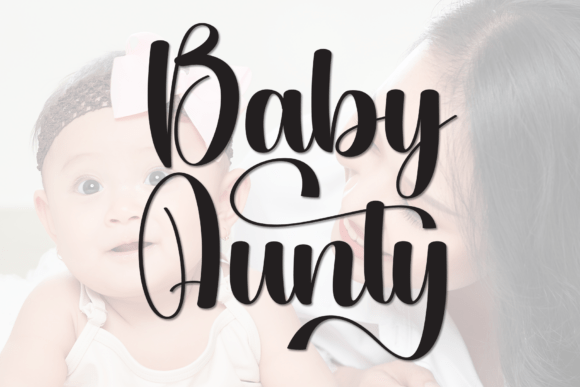 Baby Aunty: The Script Font That Elevates Digital Brand Identity