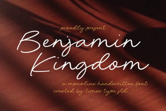 Benjamin Kingdom: A Modern Handwritten Typeface for Editorial Design