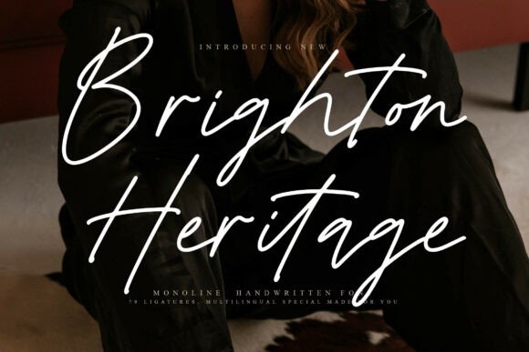 Brighton Heritage Font Review for Luxurious Branding