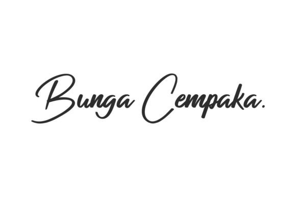 Bunga Cempaka: The Script Typeface That Elevates Campaign Clarity