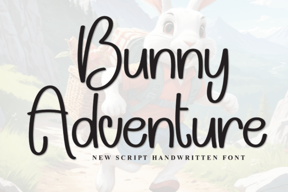 Bunny Adventure: A Handwritten Font for Joyful Brand Identity