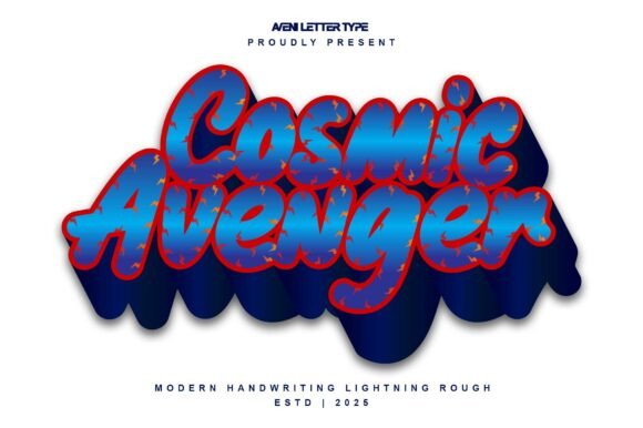 Cosmic Avenger Font for Bold Branding Projects