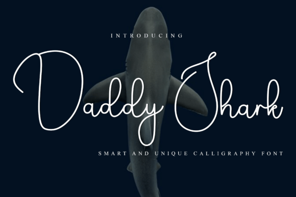 Daddy Shark Typeface: Elevating Campaign Visuals with Unique Typography