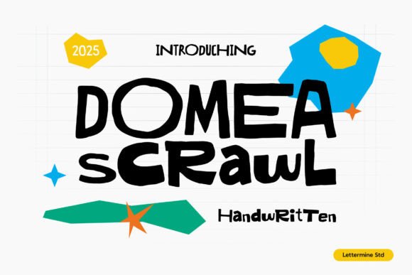 Domea Scrawl: The Quirky Handwritten Font for Authentic Craft Designs