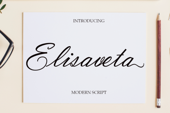 Elisaveta: The Modern Script Font for Campaign Clarity