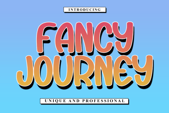 Fancy Journey Font for Eye-Catching Campaigns