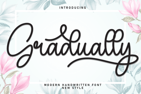 Gradually Font for Branding Projects