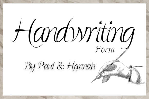 Handwriting Form: A Modern Script for Editorial Design
