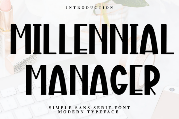 Millennial Manager: A Handwritten Typeface for Editorial Design