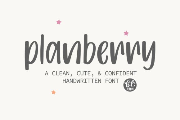 Planberry – A Handwritten Font for Professional Branding