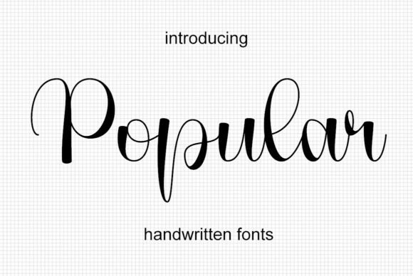 Popular: The Handwritten Font That Elevates Small Business Branding