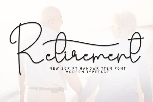 Retirement Typeface Review: Elevating Social Campaigns with Classy Script Design