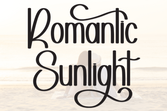 Romantic Sunlight Font for Handmade Creations