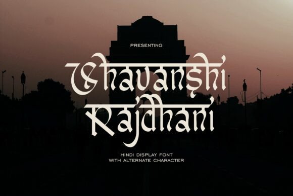 Shavanshi Radjani: A Display Font with Cultural Elegance