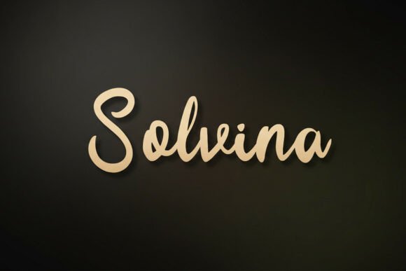 Solvina Typeface Review: Elevating Editorial Design with Luxury Script
