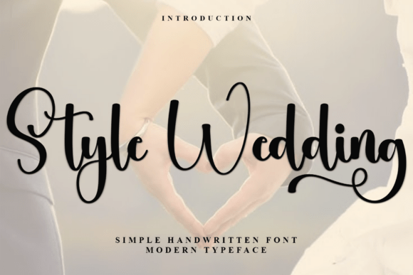 Style Wedding Typeface Review: Festive Script for Holiday Brands