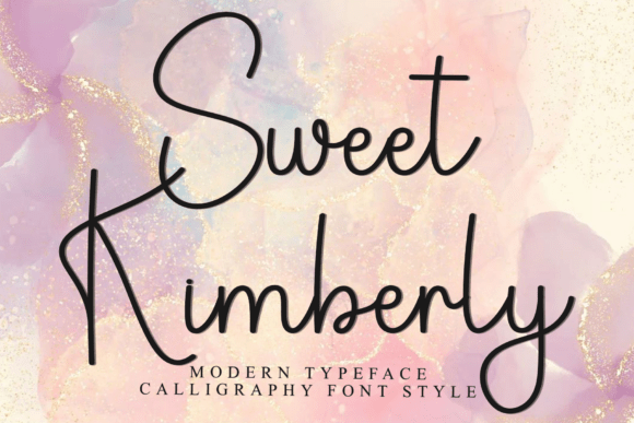 Sweet Kimberly Typeface Review for Festive Web Designs