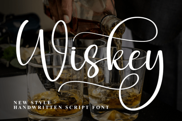 Wiskey Typeface: Elevating Brand Identity with Elegant Script Design